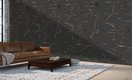 wallpaper Mouettes bronzées in a living room