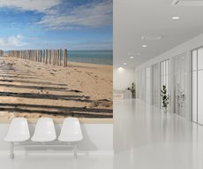 wallpaper Esquisse d' un rivage in a waiting room