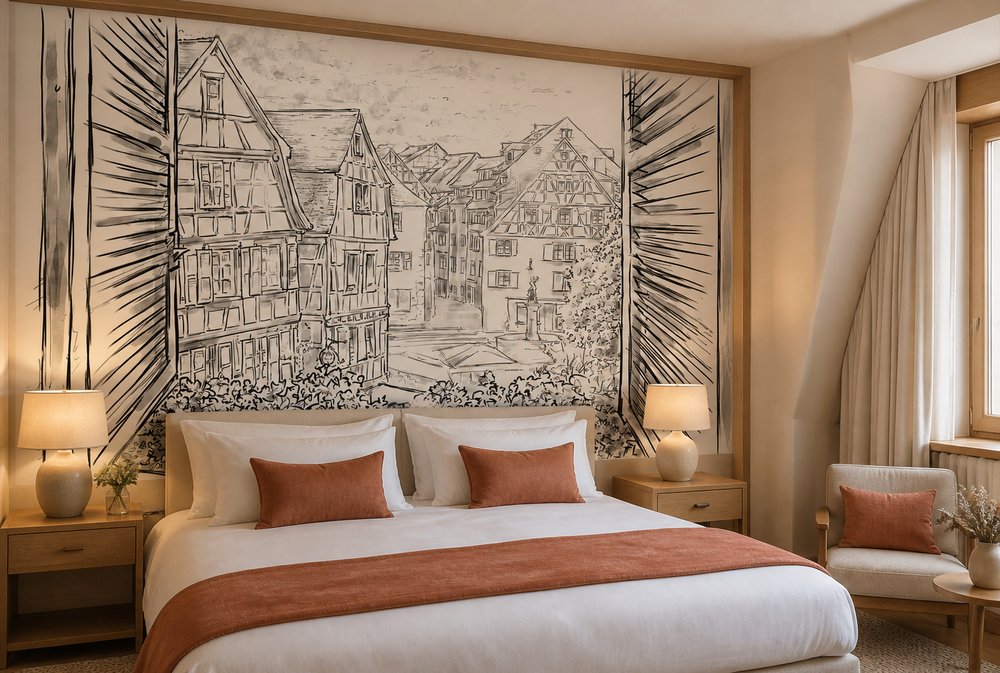 Colmar Vue de fenêtre