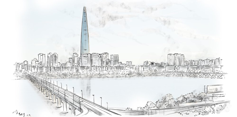 Séoul Panoramique ville