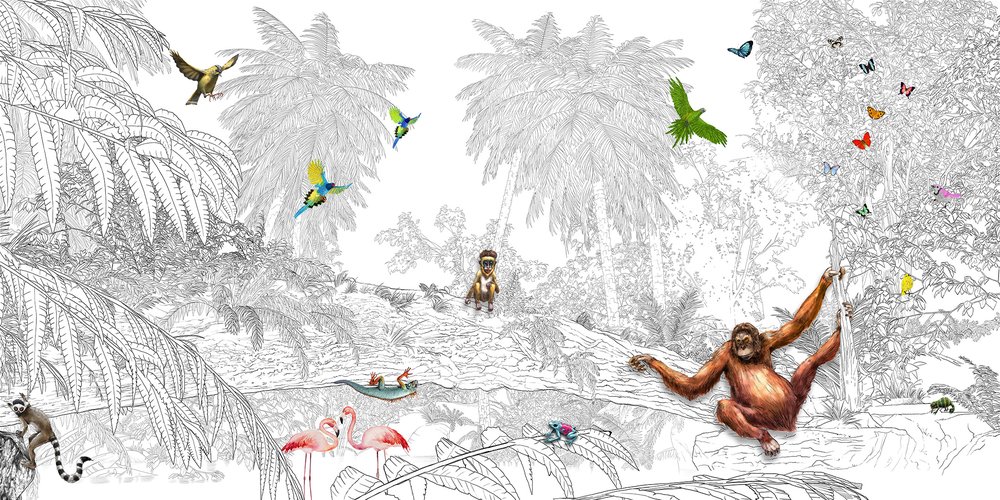 un monde libre et sauvage 2 crayon