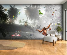 papier peint Un monde libre et sauvage 2