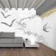 wallpaper Carte blanche in a living room