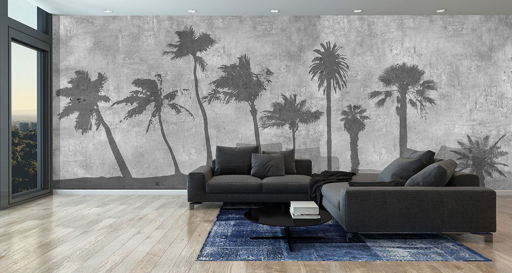 ombres de palmiers